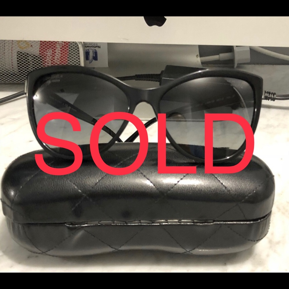 SOLD Authentic Chanel bow sunglasses